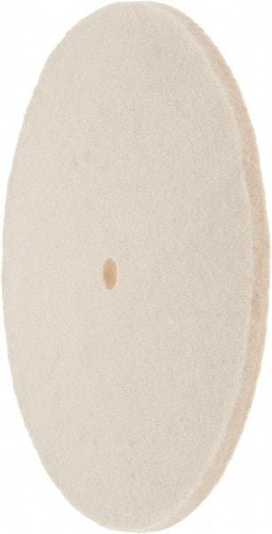 Value Collection - 8" Diam x 1/4" Thick Unmounted Buffing Wheel - 1 Ply, Polishing Wheel, 1/2" Arbor Hole, Soft Density - Industrial Tool & Supply