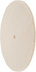 Value Collection - 8" Diam x 1/4" Thick Unmounted Buffing Wheel - 1 Ply, Polishing Wheel, 1/2" Arbor Hole, Soft Density - Industrial Tool & Supply