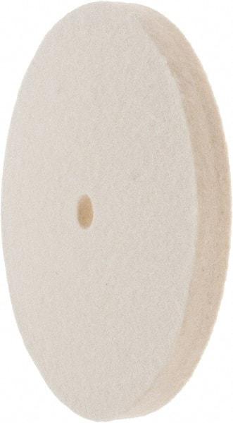 Value Collection - 6" Diam x 1/2" Thick Unmounted Buffing Wheel - 1 Ply, Polishing Wheel, 1/2" Arbor Hole, Soft Density - Industrial Tool & Supply