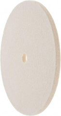 Value Collection - 6" Diam x 1/4" Thick Unmounted Buffing Wheel - 1 Ply, Polishing Wheel, 1/2" Arbor Hole, Soft Density - Industrial Tool & Supply