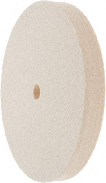 Value Collection - 6" Diam x 3/4" Thick Unmounted Buffing Wheel - 1 Ply, Polishing Wheel, 1/2" Arbor Hole, Soft Density - Industrial Tool & Supply
