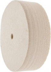 Value Collection - 6" Diam x 2" Thick Unmounted Buffing Wheel - 1 Ply, Polishing Wheel, 1/2" Arbor Hole, Soft Density - Industrial Tool & Supply