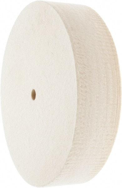 Value Collection - 8" Diam x 2" Thick Unmounted Buffing Wheel - 1 Ply, Polishing Wheel, 1/2" Arbor Hole, Soft Density - Industrial Tool & Supply