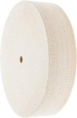 Value Collection - 8" Diam x 2" Thick Unmounted Buffing Wheel - 1 Ply, Polishing Wheel, 1/2" Arbor Hole, Soft Density - Industrial Tool & Supply
