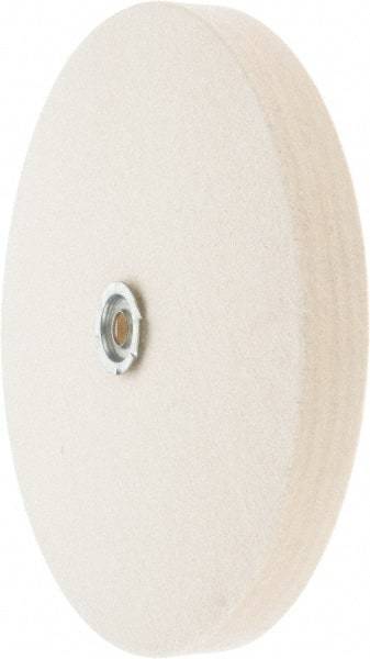 Value Collection - 10" Diam x 1" Thick Unmounted Buffing Wheel - 1 Ply, Polishing Wheel, 1" Arbor Hole, Medium Density - Industrial Tool & Supply