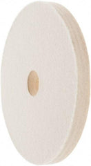 Value Collection - 6" Diam x 1/2" Thick Unmounted Buffing Wheel - 1 Ply, Polishing Wheel, 1" Arbor Hole, Medium Density - Industrial Tool & Supply