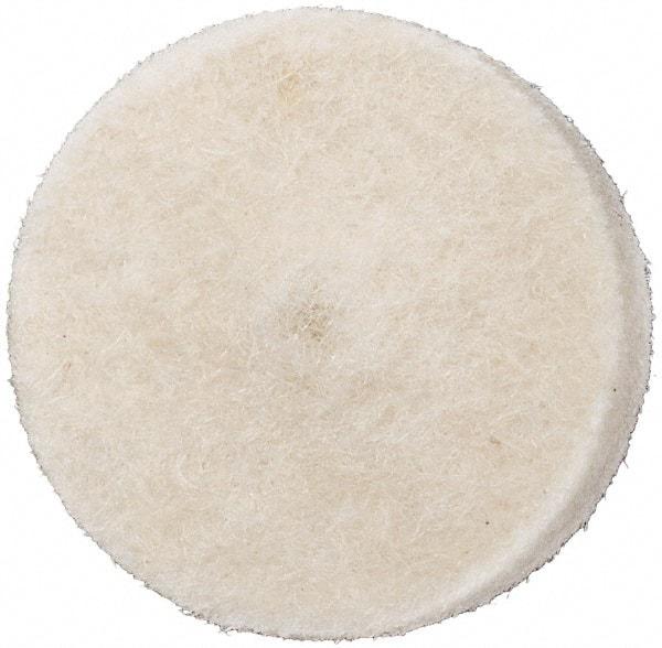 Value Collection - 1/2" Diam x 1/8" Thick Unmounted Buffing Wheel - 1 Ply, Polishing Wheel, 1/8" Arbor Hole, Medium Density - Industrial Tool & Supply