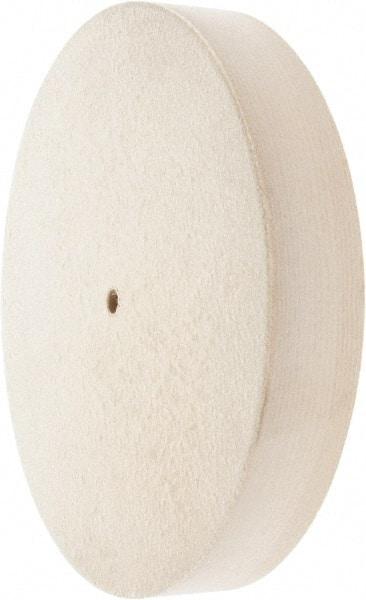 Value Collection - 12" Diam x 2" Thick Unmounted Buffing Wheel - 1 Ply, Polishing Wheel, 1/2" Arbor Hole, Hard Density - Industrial Tool & Supply
