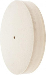 Value Collection - 12" Diam x 2" Thick Unmounted Buffing Wheel - 1 Ply, Polishing Wheel, 1/2" Arbor Hole, Medium Density - Industrial Tool & Supply