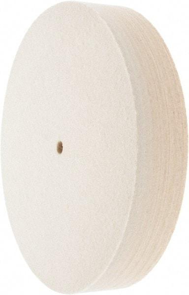 Value Collection - 10" Diam x 2" Thick Unmounted Buffing Wheel - 1 Ply, Polishing Wheel, 1/2" Arbor Hole, Soft Density - Industrial Tool & Supply