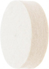 Value Collection - 2" Diam x 1/2" Thick Unmounted Buffing Wheel - 1 Ply, Polishing Wheel, 1/2" Arbor Hole, Medium Density - Industrial Tool & Supply