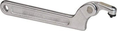 Paramount - 3/4" to 2" Capacity, Adjustable Pin Spanner Wrench - 6-3/8" OAL, 1/8" Hook Pin Height - Industrial Tool & Supply