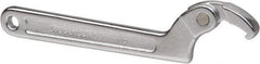 Paramount - 3/4" to 2" Capacity, Adjustable Pin Spanner Wrench - 6-3/8" OAL, 1/8" Hook Pin Height - Industrial Tool & Supply