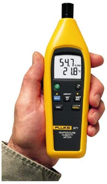 Fluke - Thermometer/Hygrometers & Barometers Type: Thermo-Hygrometer Minimum Relative Humidity (%): 5 - Industrial Tool & Supply