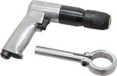 Ingersoll-Rand - 1/2" Reversible Keyless Chuck - Pistol Grip Handle, 500 RPM, 4 CFM, 0.5 hp, 90 psi - Industrial Tool & Supply