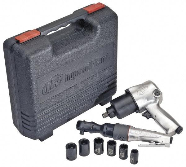 Ingersoll-Rand - Impact Wrench Air Tool Combination Kit - Industrial Tool & Supply