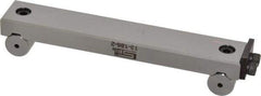 SPI - 6 Inch Long x 1 Inch Wide x 0.0002 Inch Center to Center Accuracy, 0.0004 Inch Parallelism, 5 Inch Between Rolls, Sine Bar - Steel, Includes Back Plate - Industrial Tool & Supply