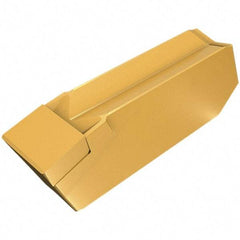 Iscar - 600K040GITM K Grade IB20H, 6mm Cutting Width PCBN Grooving Insert - 0.6mm Max Depth of Cut, Neutral, 0.4mm Corner Radius, Uncoated - Industrial Tool & Supply