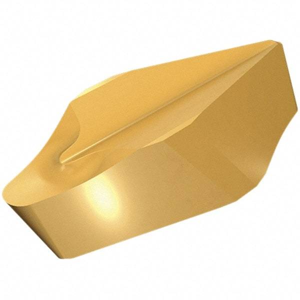 Iscar - 35V120GIPA V Grade ID5, 8mm Cutting Width Polycrystalline Diamond (PCD) Grooving Insert - 4.8mm Max Depth of Cut, Neutral, 1.2mm Corner Radius, Uncoated - Industrial Tool & Supply