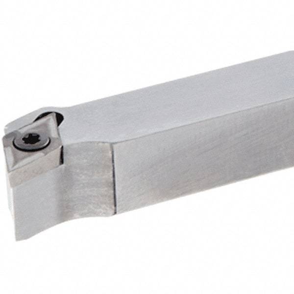 Iscar - SDHC, Left Hand Cut, 16mm Shank Height x 16mm Shank Width, Neutral Rake Indexable Turning Toolholder - 125mm OAL, DC.. 11T3.. Insert Compatibility, Series Isoturn - Industrial Tool & Supply