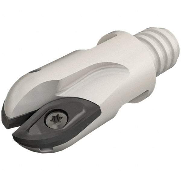 Iscar - 5/8" Cut Diam, 1/2" Max Depth of Cut, 1.44" OAL, Indexable Ball Nose End Mill - 1" Head Length, T10 Modular Connection, BCM-MM Toolholder, BCR... Insert - Industrial Tool & Supply