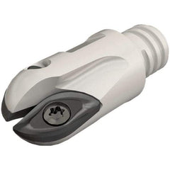 Iscar - 16mm Cut Diam, 12.7mm Max Depth of Cut, 36.8mm OAL, Indexable Ball Nose End Mill - 25mm Head Length, T10 Modular Connection, BCM-MM Toolholder, BCR D160 Insert - Industrial Tool & Supply