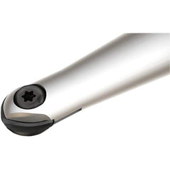 Iscar - 20mm Cut Diam, 25mm Shank Diam, 200mm OAL, Indexable Ball Nose End Mill - 90mm Head Length, Straight Shank, HCM D20 Toolholder, HBF-QF, HBR-QF, HCD-QF, HCR Insert - Industrial Tool & Supply