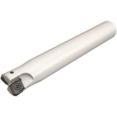 Iscar - 25mm Cutting Diam, 24mm Shank Diam, 5mm Max Depth of Cut, Straight Shank Indexable Copy End Mill - 4 Inserts, CNHT 07 Insert, E93CN Toolholder - Industrial Tool & Supply