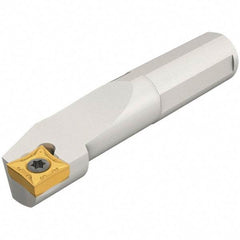 Iscar - 20mm Min Bore Diam, 180mm OAL, 16mm Shank Diam, S-SQLC Indexable Boring Bar - 45mm Max Bore Depth, QCMT 09T3.. Insert, Screw Holding Method - Industrial Tool & Supply