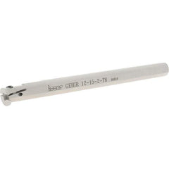 Iscar - 15mm Min Bore Diam, 150mm OAL, 12mm Shank Diam, GEHI Indexable Boring Bar - 6mm Max Bore Depth, GEPI Insert, Clamp Holding Method - Industrial Tool & Supply