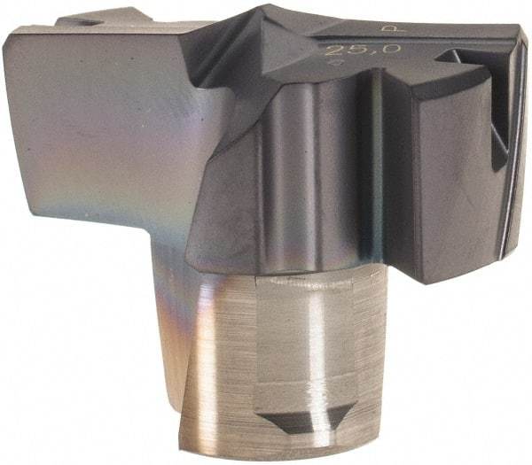 Iscar - Series FCP, 0.984" Diam Grade IC908 Replaceable Drill Tip - Carbide, TiAlN Finish, 25 Seat Size, Through Coolant - Industrial Tool & Supply