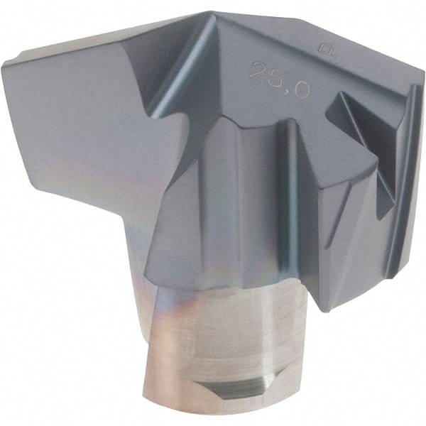 Iscar - Series ICP-2M, 0.984" Diam Grade IC908 140° Replaceable Drill Tip - Carbide, TiAlN Finish, 25 Seat Size, Through Coolant - Industrial Tool & Supply