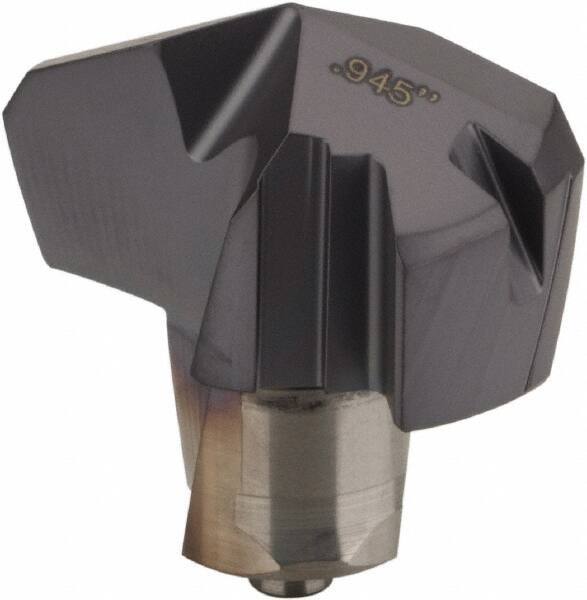 Iscar - Series ICK, 0.945" Diam Grade IC908 140° Replaceable Drill Tip - Carbide, TiAlN Finish, 24 Seat Size, Through Coolant - Industrial Tool & Supply