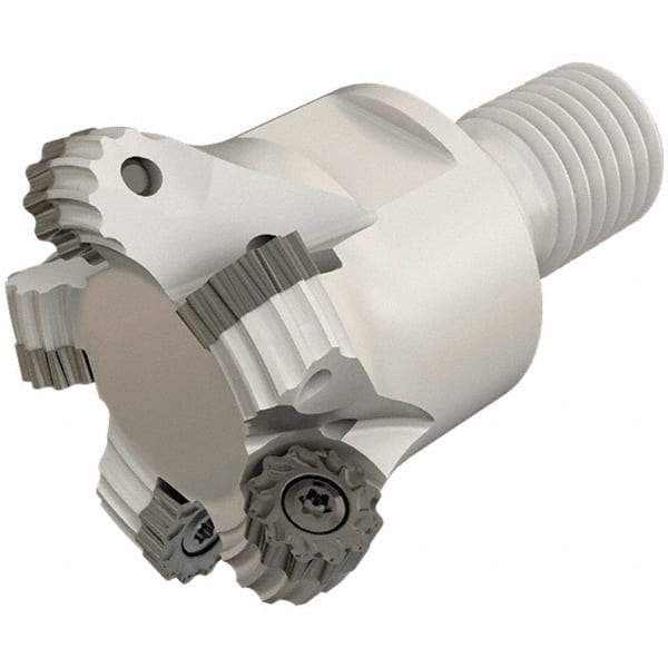 Iscar - 25mm Cutting Diam, 6mm Max Depth of Cut, Modular Connection Indexable Copy End Mill - 2 Inserts, RCMT/RCCT-MO, RCMT/RCMW/RCCW-FW, RCMW/RCCW-MO Insert, ERW-M Toolholder, Through Coolant - Industrial Tool & Supply