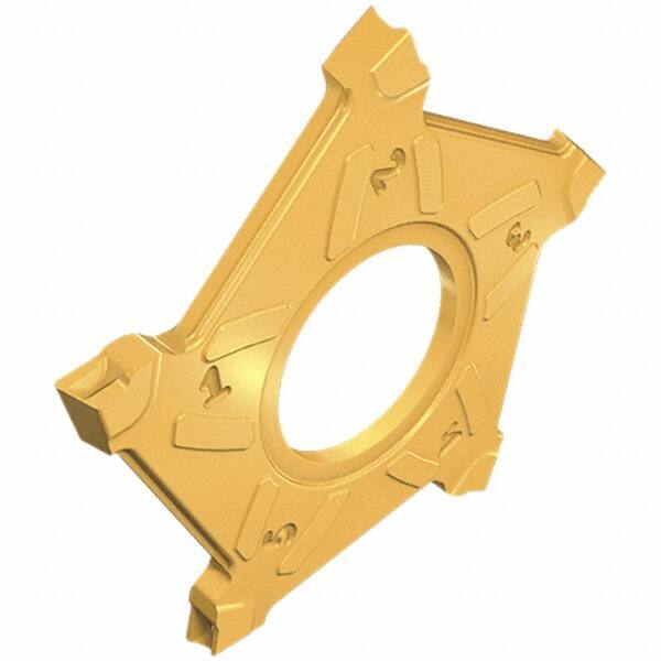 Iscar - PENTAD40L300 C IC808 Grade, 3mm Cutting Width, Carbide Cutoff Insert - 15° Left Hand Lead Angle, TiAlN Coated, Other End - Industrial Tool & Supply