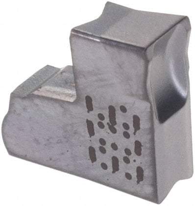 Iscar - TAG M IC908 Grade, 0.12" Cutting Width, Carbide Cutoff Insert - Neutral Lead Angle, 0.0079" Cnr Rad, TiAlN Coated, Single End - Industrial Tool & Supply