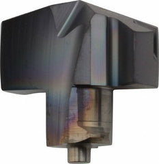 Iscar - Series ICM, 0.925" Diam Grade IC908 140° Replaceable Drill Tip - Carbide, TiAlN Finish, 23 Seat Size, Through Coolant - Industrial Tool & Supply