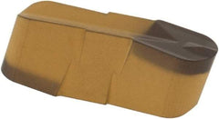 Iscar - 398199GIP Grade IC8250, 3.98mm Cutting Width Carbide Grooving Insert - 11.8mm Max Depth of Cut, Neutral, 1.99mm Corner Radius, TiCN/Al2O3/TiN Finish - Industrial Tool & Supply