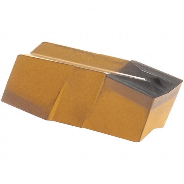 Iscar - 528020GIF Grade IC8250, 5.28mm Cutting Width Carbide Grooving Insert - 13mm Max Depth of Cut, Neutral, 0.2mm Corner Radius, TiCN/Al2O3/TiN Finish - Industrial Tool & Supply