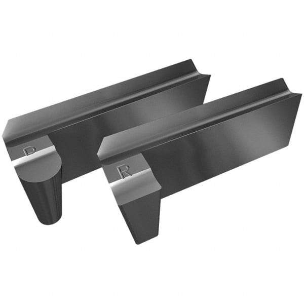 Iscar - 12115T6LPGIR P Grade IC907, 5mm Cutting Width Carbide Grooving Insert - 6.5mm Max Depth of Cut, Right Hand, 0.4mm Corner Radius, TiAlN Finish - Industrial Tool & Supply