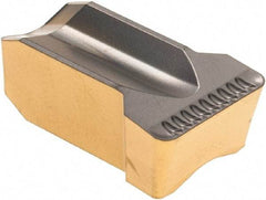 Iscar - 1453152TIGER Grade IC808, 14.53mm Cutting Width Carbide Grooving Insert - Neutral, 1.52mm Corner Radius, TiAlN Finish - Industrial Tool & Supply