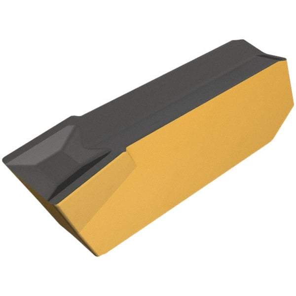 Iscar - 406GIMF Grade IC5010, 4mm Cutting Width Carbide Grooving Insert - 2.4mm Max Depth of Cut, Neutral, 0.6mm Corner Radius, TiCN/Al2O3/TiN Finish - Industrial Tool & Supply