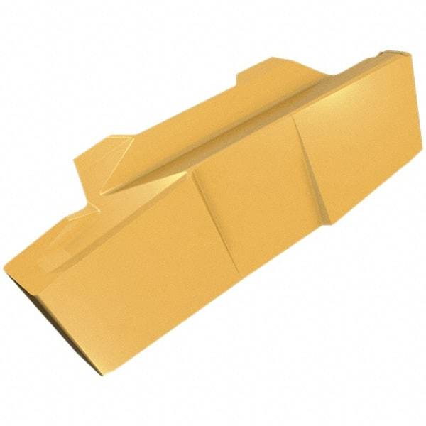 Iscar - 239119GIP X Grade IC808, 2.39mm Cutting Width Carbide Grooving Insert - 3.9mm Max Depth of Cut, Right Hand, 1.19mm Corner Radius, TiAlN Finish - Industrial Tool & Supply