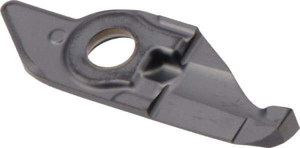 Iscar - 10250020MIFR Grade IC908, 2.5mm Cutting Width Carbide Grooving Insert - 9mm Max Depth of Cut, Neutral, 0.2mm Corner Radius, TiAlN Finish - Industrial Tool & Supply