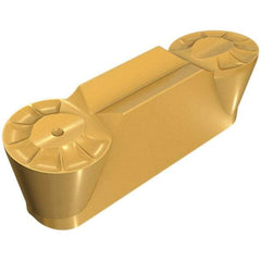 Iscar - 5025HGPL Y Grade IC808, 5mm Cutting Width Carbide Grooving Insert - 2.5mm Max Depth of Cut, Left Hand, 2.5mm Corner Radius, TiAlN Finish - Industrial Tool & Supply