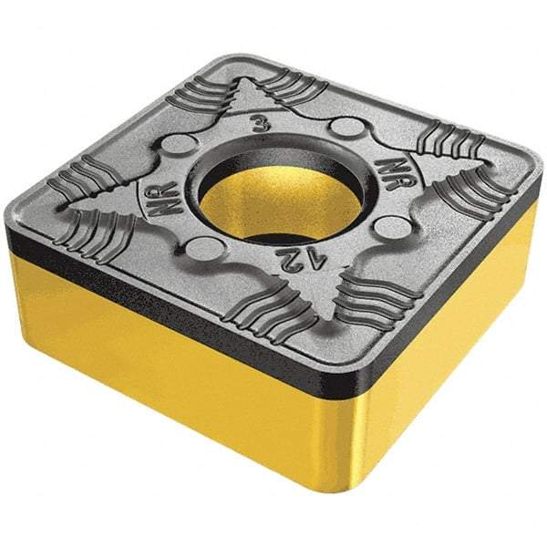 Iscar - SNMM856 NR Grade IC8150 Carbide Turning Insert - TiCN/Al2O3 Finish, 90° Square, 1" Inscr Circle, 5/16" Thick, 3/32" Corner Radius - Industrial Tool & Supply