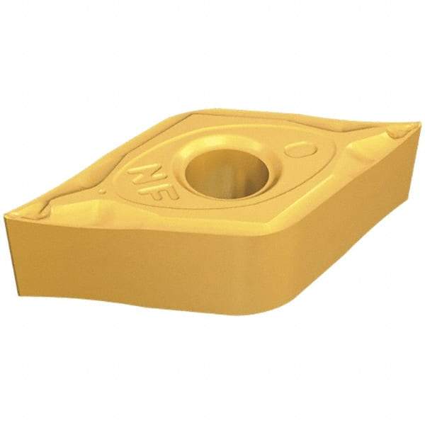 Iscar - DNMG442 NF Grade IC9250 Carbide Turning Insert - TiCN/Al2O3/TiN Finish, 55° Diamond, 1/2" Inscr Circle, 1/4" Thick, 1/32" Corner Radius - Industrial Tool & Supply