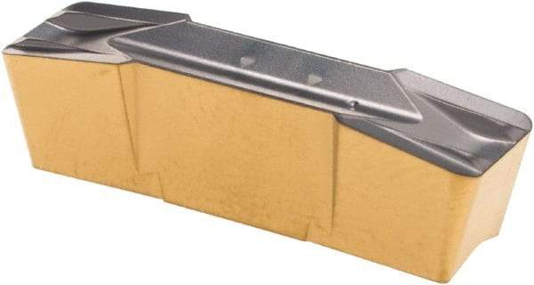 Iscar - 800120GIF E Grade IC808, 8mm Cutting Width Carbide Grooving Insert - 4.8mm Max Depth of Cut, Neutral, 1.2mm Corner Radius, TiAlN Finish - Industrial Tool & Supply