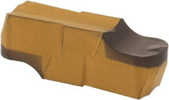 Iscar - 396198GIPI Grade IC8250, 3.96mm Cutting Width Carbide Grooving Insert - Neutral, 1.98mm Corner Radius, TiCN/Al2O3/TiN Finish - Industrial Tool & Supply