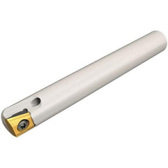 Iscar - 1/2" Cut Diam, 0.197" Max Depth of Cut, 1/2" Shank Diam, 3-1/4" OAL, Indexable Square Shoulder End Mill - T290 LN.T 0502 Inserts, Cylindrical Shank, 90° Lead Angle, Through Coolant, Series SumoMill - Industrial Tool & Supply